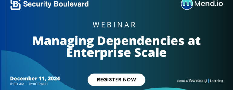 Managing Dependencies at Enterprise Scale