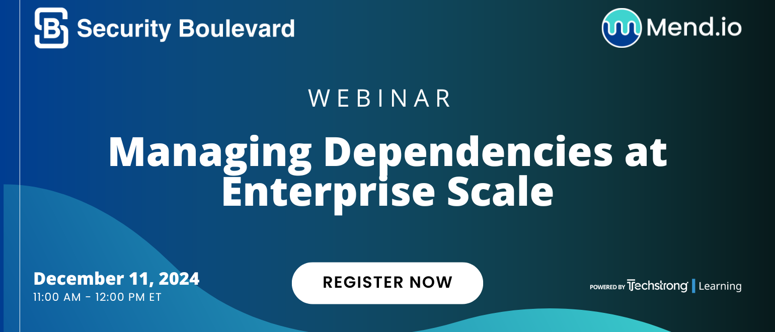 Managing Dependencies at Enterprise Scale