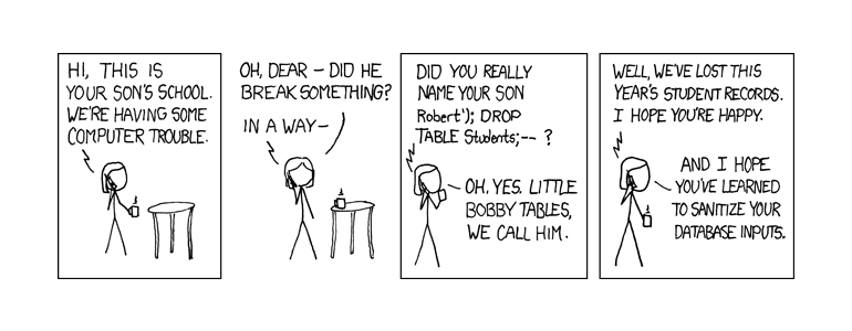 xkcd.com/327 — “Exploits of a Mom”